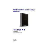 Preview for 1 page of NETGEAR WNR2000 Setup Manual