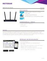 Предварительный просмотр 1 страницы NETGEAR WNR2500 Datasheet