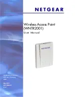 NETGEAR WNTR2001 User Manual предпросмотр