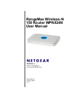 NETGEAR WPN824N - RangeMax Wireless-N 150 Router User Manual предпросмотр