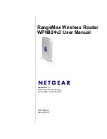 NETGEAR WPN824v3 - RangeMax Wireless Router User Manual preview