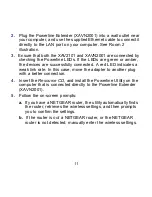 Preview for 11 page of NETGEAR XAV2101 - POWERLINE AV 200 NANO ADAPTER Installation Manual