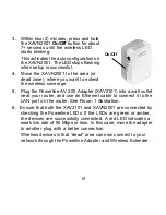 Preview for 16 page of NETGEAR XAV2101 - POWERLINE AV 200 NANO ADAPTER Installation Manual