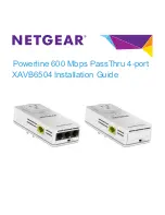 Preview for 1 page of NETGEAR XAV6501 Installation Manual