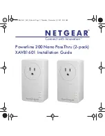 Preview for 1 page of NETGEAR XAVB1601 Installation Manual