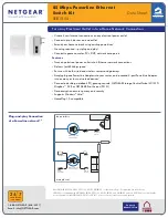 Preview for 1 page of NETGEAR XEB1004 - 85 Mbps Powerline EN Switch Datasheet