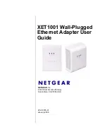 NETGEAR XET1001 - Powerline Network Adapter User Manual предпросмотр