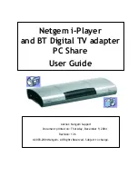 Preview for 1 page of NETGEM i-Player and BT Digital TV adapter PC Share User Manual