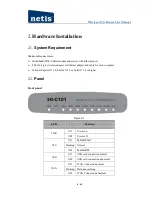 Предварительный просмотр 9 страницы Netis 3G-C101 User Manual