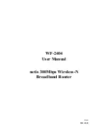 Netis WF-2404 User Manual preview