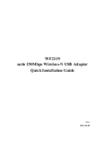 Предварительный просмотр 1 страницы Netis WF2119 Quick Installation Manual