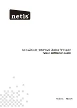 Предварительный просмотр 1 страницы Netis WF2375 Quick Installation Manual