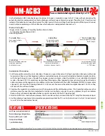 NetMedia NM-ACB3 Specifications preview