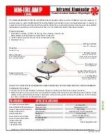 NetMedia NM-IRLAMP Specifications preview