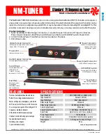 NetMedia NM-TUNER Specifications preview