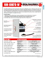 NetMedia RM70-W Specifications preview