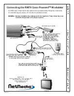 Preview for 1 page of NetMedia RM70 Installation Instructions