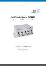 Предварительный просмотр 1 страницы NetModule NB3700 User Manual