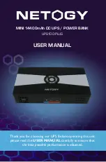 NETOGY UPS100-PLUS User Manual предпросмотр