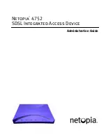 Netopia 4752 Administration Manual предпросмотр