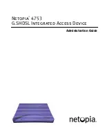 Preview for 1 page of Netopia 4753 Administration Manual