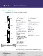 Preview for 2 page of Netopia Cayman 3546 Specifications