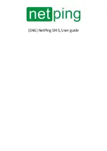 NetPing SMS User Manual preview