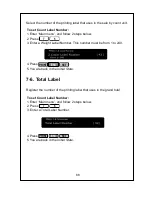 Предварительный просмотр 73 страницы Nets LABEL PRINTING SCALE Operating Manual