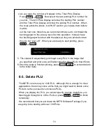 Предварительный просмотр 78 страницы Nets LABEL PRINTING SCALE Operating Manual