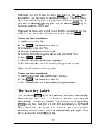 Предварительный просмотр 86 страницы Nets LABEL PRINTING SCALE Operating Manual