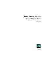 Preview for 1 page of Netscape NETSCAPE DIRECTORY SERVER 6.02 Installation Manual