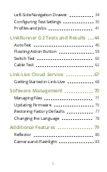 Preview for 5 page of Netscout LinkRunner G2 User Manual