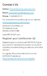 Preview for 7 page of Netscout LinkRunner G2 User Manual