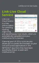 Preview for 67 page of Netscout LinkRunner G2 User Manual