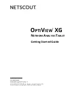 Preview for 2 page of Netscout OptiView XG Getting Started Manual