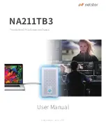 Preview for 1 page of Netstor NA211TB3 User Manual