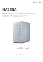 Preview for 1 page of Netstor NA255A User Manual