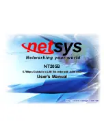 Предварительный просмотр 1 страницы netsys NT205B User Manual