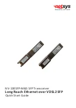 Предварительный просмотр 1 страницы netsys NV-100SFP-M Quick Start Manual