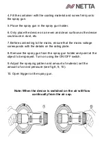 Preview for 10 page of netta 103648 User Instruction