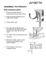 Preview for 5 page of netta 103706 Manual