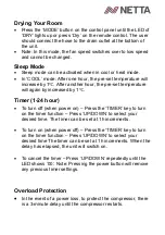 Preview for 16 page of netta 103893 User Instruction