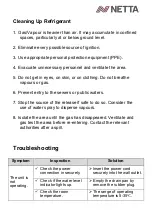 Preview for 20 page of netta 103893 User Instruction