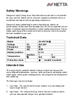 Preview for 5 page of netta JS-HG12A II Quick Start Manual