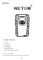 Netum NT033 Manual preview