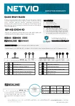 NETVIO SP-H2-0104-10 Quick Start Manual preview