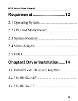 Предварительный просмотр 3 страницы Netvision DG4108HC User Manual