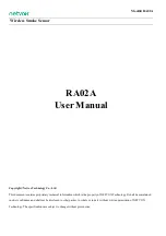 Предварительный просмотр 1 страницы netvox RA02A User Manual