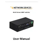 Network Devices ND-70M-HDBT-HVD User Manual preview