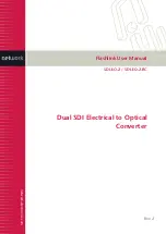 Предварительный просмотр 1 страницы Network Electronics Flashlink SDI-EO-2 User Manual